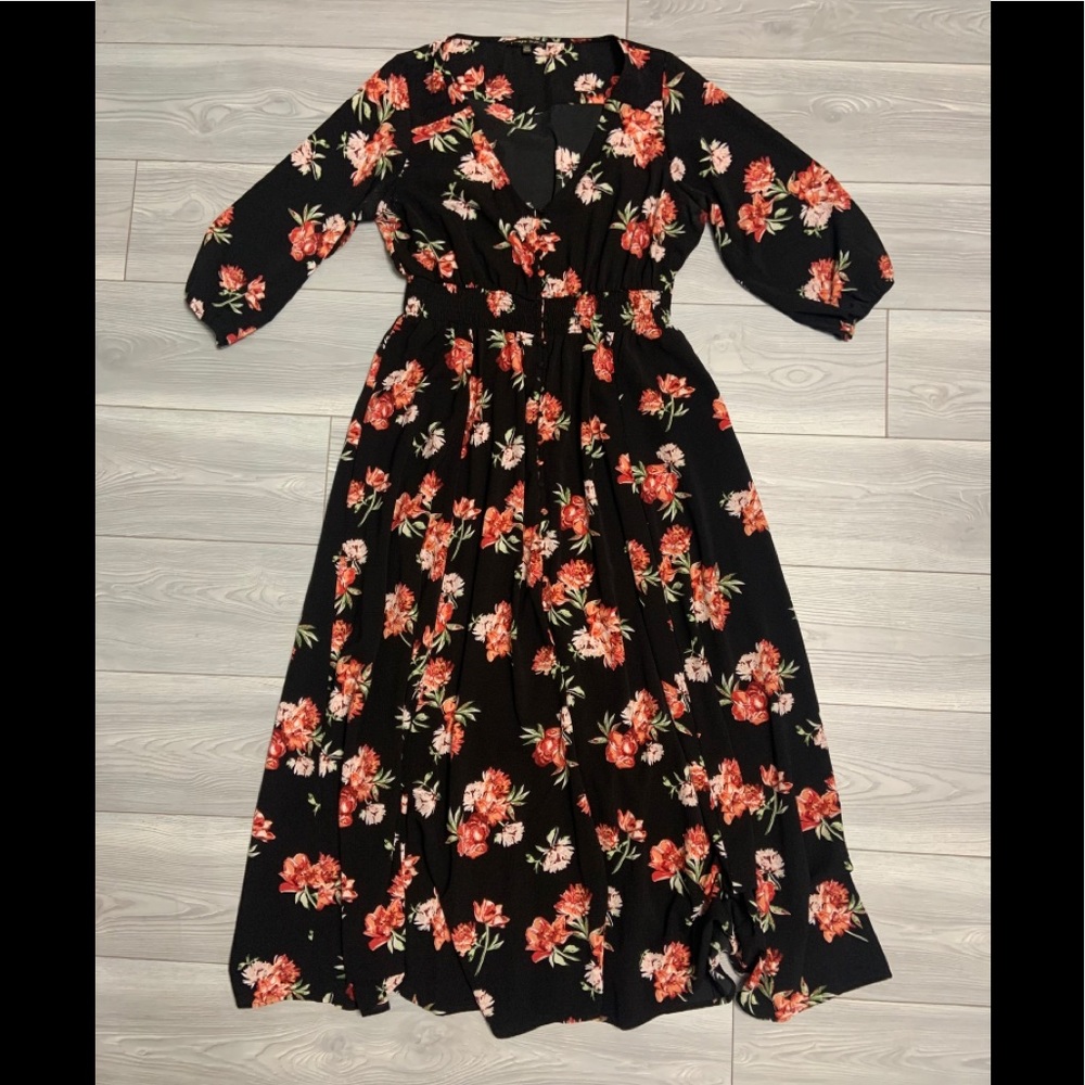 Always Indigo Black Long Sleeve Dress 🖤 🖤